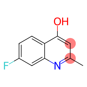 7-Fluoro-2-methylquinolin-4-ol, 7-Fluoro-4-hydroxy-2-methyl-1-azanaphthalene