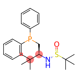 (R)-N-((S)-1-(Diphenylphosphanyl)-3,3-dimethylbutan-2-yl)-2-methylpropane-2-sulfinamide