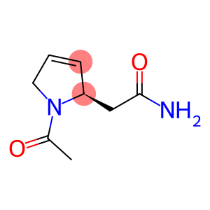 1H-Pyrrole-2-acetamide, 1-acetyl-2,5-dihydro-, (R)- (9CI)