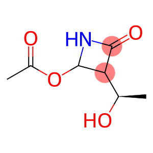 2-Azetidinone,4-(acetyloxy)-3-(1-hydroxyethyl)-,[3(R)]-(9CI)