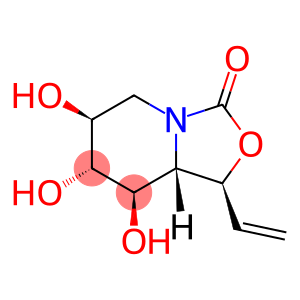 3H-Oxazolo[3,4-a]pyridin-3-one, 1-ethenylhexahydro-6,7,8-trihydroxy-, (1S,6S,7R,8R,8aS)- (9CI)