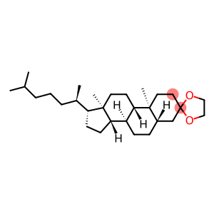 Spiro[1,3-dioxolane-2,3'-[5α]cholestane]