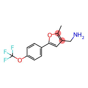 C-[2-Methyl-5-(4-trifluoromethoxy-phenyl)-furan-3-yl]-methylamine