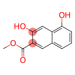 2-Naphthalenecarboxylic acid, 3,5-dihydroxy-, methyl ester