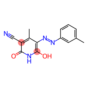 6-hydroxy-4-methyl-5-[(3-methylphenyl)diazenyl]-2-oxo-1,2-dihydro-3-pyridinecarbonitrile