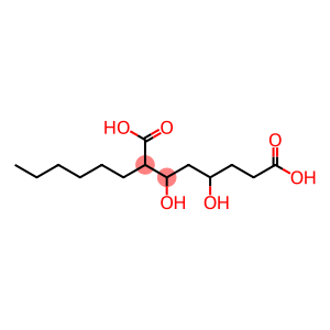Octanedioic acid, 2-hexyl-3,5-dihydroxy-