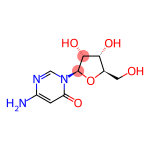 6-Amino-3-β-D-ribofuranosyl-4(3H)-pyrimidinone