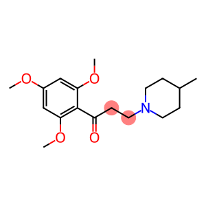 2',4',6'-Trimethoxy-β-(4-methylpiperidino)propiophenone