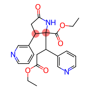 β-[2-(Ethoxycarbonyl)-5-oxo-3-(3-pyridinyl)-2-pyrrolidinyl]-3-pyridinepropionic acid ethyl ester