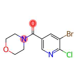 (5-Bromo-6-chloropyridin-3-yl)(morpholino)methanone