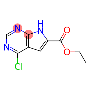 乙基4-氯-1H-吡咯并[2,3-D]嘧啶-6-甲酸酯