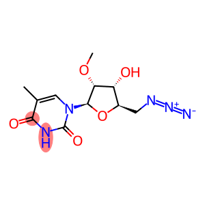 5'-Azido-5'-deoxy-2'-O-methyl-5-methyluridine