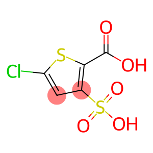 2-Thiophenecarboxylic acid, 5-chloro-3-sulfo-