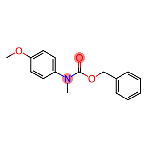 Carbamic acid, N-(4-methoxyphenyl)-N-methyl-, phenylmethyl ester