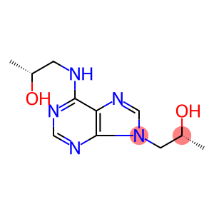 9H-Purine-9-ethanol, 6-[[(2R)-2-hydroxypropyl]amino]-α-methyl-, (αR)-