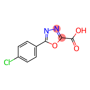 JR-13679, 5-(4-Chlorophenyl)-1,3,4-oxadiazole-2-carboxylic acid, 95%