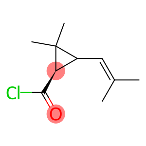 Cyclopropanecarbonyl chloride, 2,2-dimethyl-3-(2-methyl-1-propenyl)-, (1R)- (9CI)