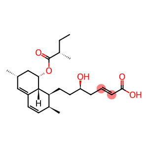 [1S-[1a(2E,5S*),2a,6,8(R*),8aa]]- 7-[1,2,6,7,8,8a-hexahydro-2,6-dimethyl-8-(2-methyl-1-oxobutoxy)-1-naphthalenyl]-5-hydroxy-2-heptenoic Acid Sodium Salt