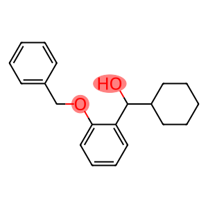 α-Cyclohexyl-2-(phenylmethoxy)benzenemethanol