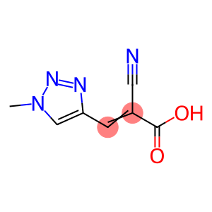 2-Propenoic acid, 2-cyano-3-(1-methyl-1H-1,2,3-triazol-4-yl)-