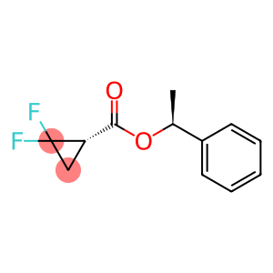 Cyclopropanecarboxylic acid, 2,2-difluoro-, (1S)-1-phenylethyl ester, (1S)-