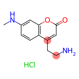 4-(2-Aminoethyl)-7-(methylamino)-2H-1-benzopyran-2-one dihydrochloride