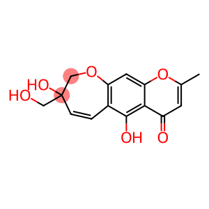 8,9-Dihydro-5,8-dihydroxy-8-hydroxymethyl-2-methyl-4H-pyrano[3,2-h][1]benzoxepin-4-one