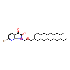 6-溴-1-(4-癸基十五烷基)-1H-吡咯并[2,3-B]吡啶-2,3-二酮
