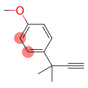 Benzene, 1-(1,1-dimethyl-2-propyn-1-yl)-4-methoxy-