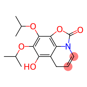 2H,6H-Oxazolo[5,4,3-ij]quinolin-2-one,  7-hydroxy-8,9-bis(1-methylethoxy)-