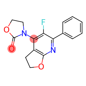 3-(5-fluoro-6-phenyl-2,3-dihydrofuro[2,3-b]pyridin-4-yl)oxazolidin-2-one