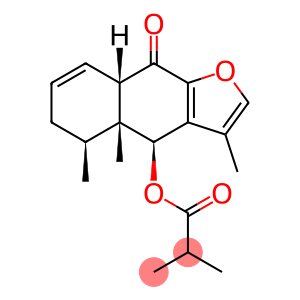 2-Methylpropanoic acid (4S)-4,4a,5,6,8aβ,9-hexahydro-3,4aβ,5β-trimethyl-9-oxonaphtho[2,3-b]furan-4-yl ester
