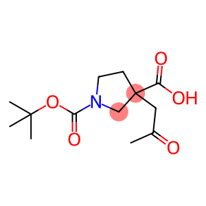 1,3-Pyrrolidinedicarboxylic acid, 3-(2-oxopropyl)-, 1-(1,1-dimethylethyl) ester