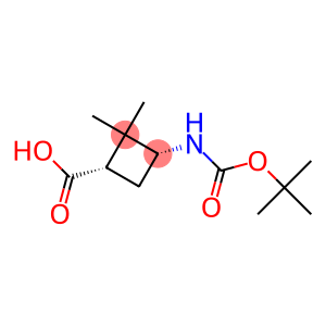 (1S,3R)-3-((叔丁氧羰基)氨基)-2,2-二甲基环丁烷甲酸