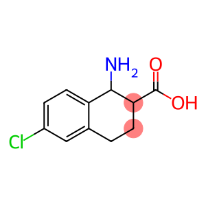 1-amino-6-chloro-1,2,3,4-tetrahydronaphthalene-2-carboxylic acid