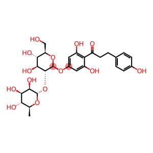 1-[4-[[2-O-(6-Deoxy-L-mannopyranosyl)-D-glucopyranosyl]oxy]-2,6-dihydroxyphenyl]-3-(4-hydroxyphenyl)-1-propanone