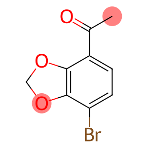 1-(7-溴苯并[D][1,3]二氧杂环戊烯-4-基)乙-1-酮