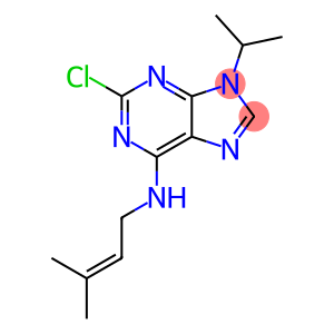 2-Chloro-N-(3-methyl-2-buten-1-yl)-9-(1-methylethyl)-9H-purin-6-amine