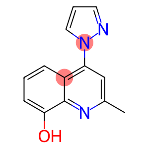 8-HYDROXY-2-METHYL-4-(1H-PYRAZOL-1-YL)QUINOLINE