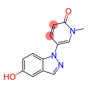 5-(5-hydroxy-1H-indazol-1-yl)-1-methylpyridin-2(1H)-one