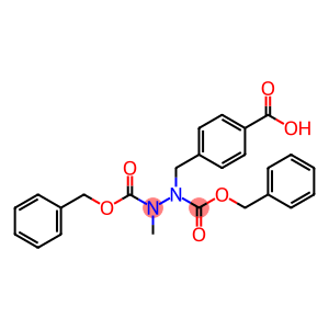 1-[(4-Carboxyphenyl)methyl]-2-methyl-1,2-hydrazinedicarboxylic acid bis(phenylmethyl) ester