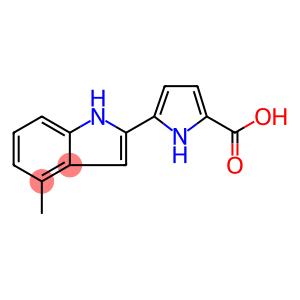 5-(4-Methyl-1H-indol-2-yl)-1H-pyrrole-2-carboxylic acid