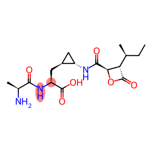 L-Alanine, L-alanyl-3-[(1R,2S)-2-[[[(2R,3S)-3-[(1S)-1-methylpropyl]-4-oxo-2-oxetanyl]carbonyl]amino]cyclopropyl]-