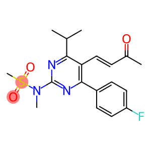 Methanesulfonamide, N-[4-(4-fluorophenyl)-6-(1-methylethyl)-5-[(1E)-3-oxo-1-buten-1-yl]-2-pyrimidinyl]-N-methyl-