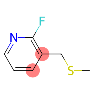 Pyridine, 2-fluoro-3-[(methylthio)methyl]- (9CI)