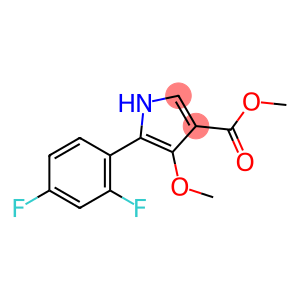 Methyl 5-(2,4-Difluorophenyl)-4-methoxypyrrole-3-carboxylate