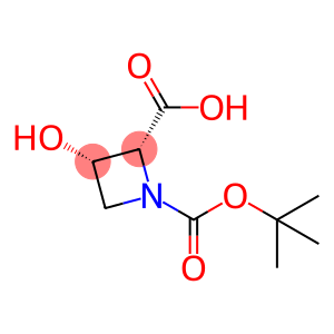 1,2-Azetidinedicarboxylic acid, 3-hydroxy-, 1-(1,1-dimethylethyl) ester, (2R,3S)-rel-
