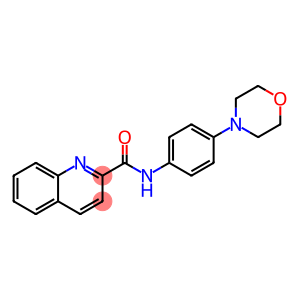 2-Quinolinecarboxamide, N-[4-(4-morpholinyl)phenyl]-