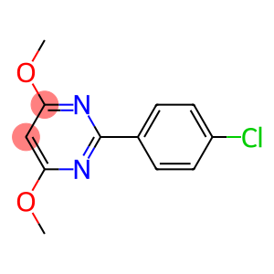 2-(4-CHLOROPHENYL)-4,6-DIMETHOXYPYRIMIDINE