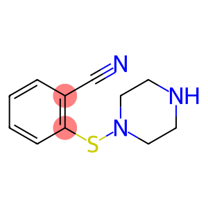 Benzonitrile, 2-(1-piperazinylthio)-